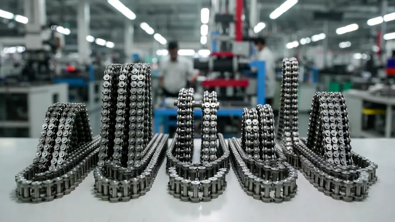 Maintenance free simplex chain self-lubricating sintered bush industrial